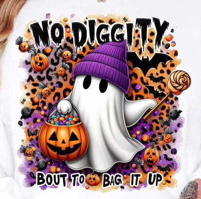 "Charming No Diggity Ghost Sweatshirt"