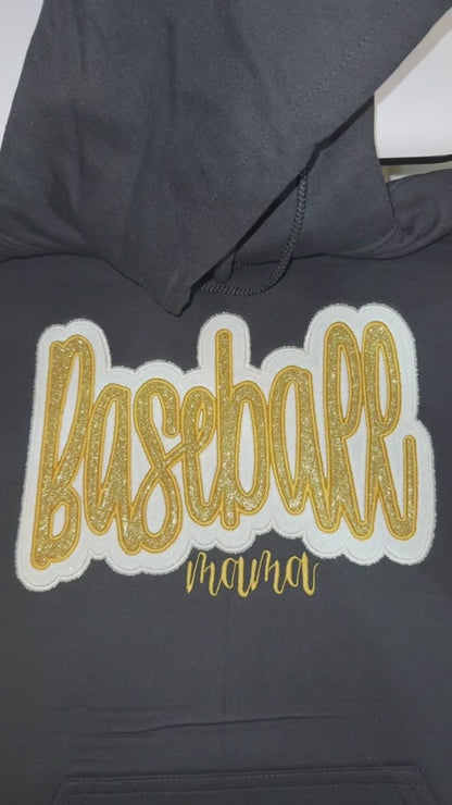 Personalized Baseball Mama Sweatshirt or Hoodie ⚾✨